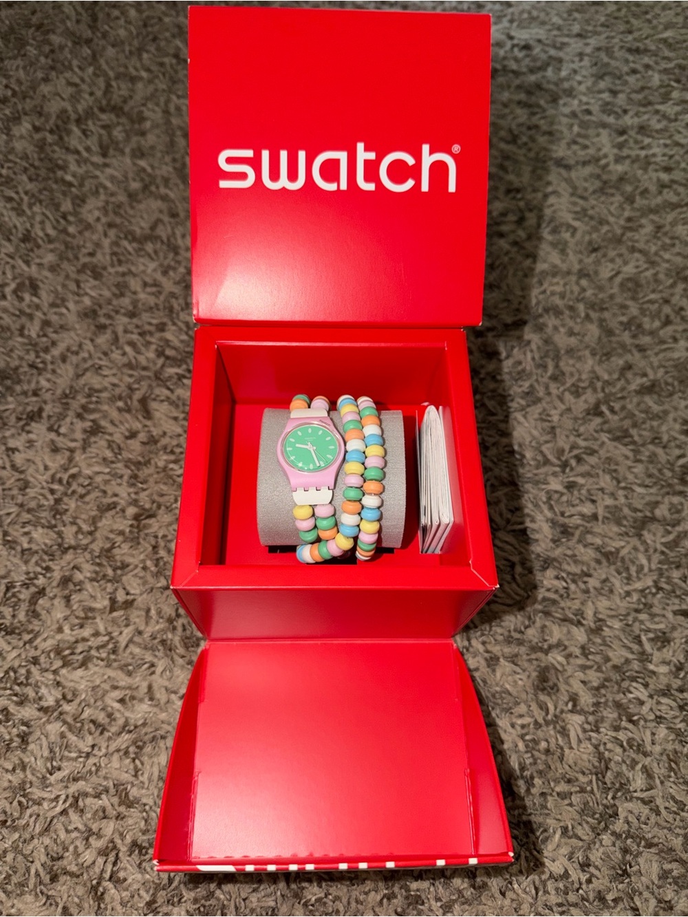 Swatch Caramellissima LP135A Candy Wrap Watch NEW Unworn Box